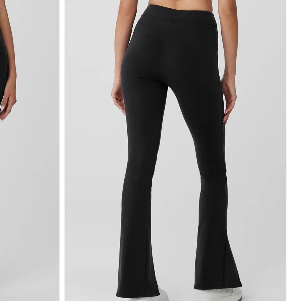Alo Airbrush High-Waist Flutter Legging Black XS
